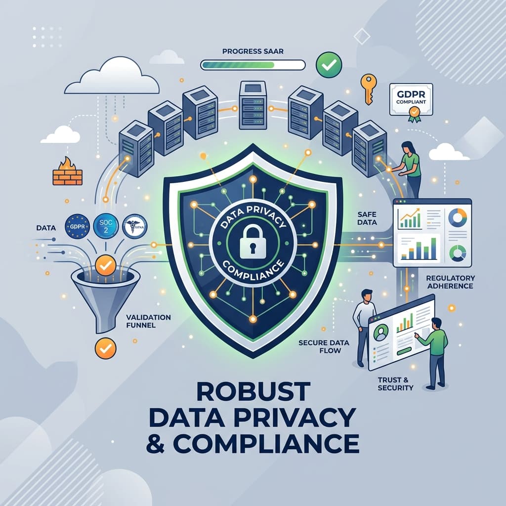 Data Privacy and Compliance Illustration